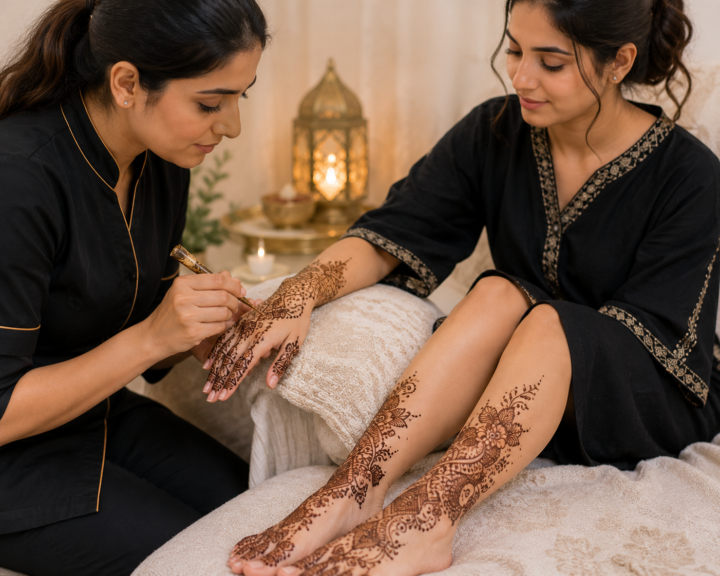 Henna and mehndi service at The Beauty Lounge